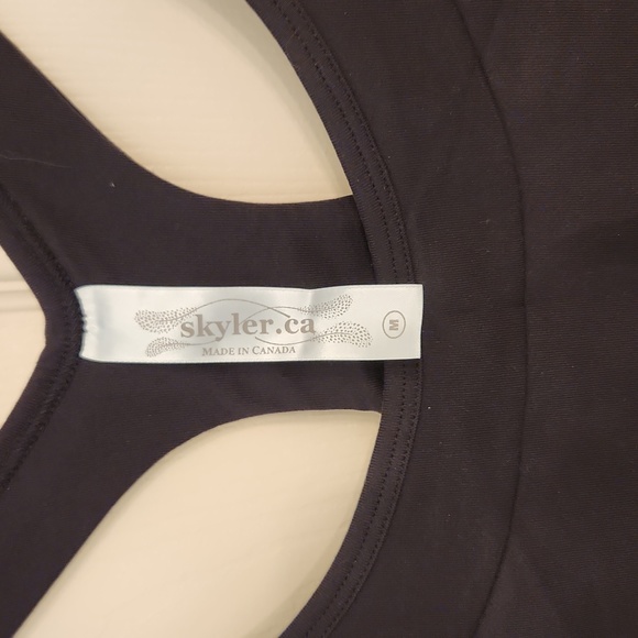 Skyler black Yasmin Racerback Tank Sz M - Picture 3 of 7